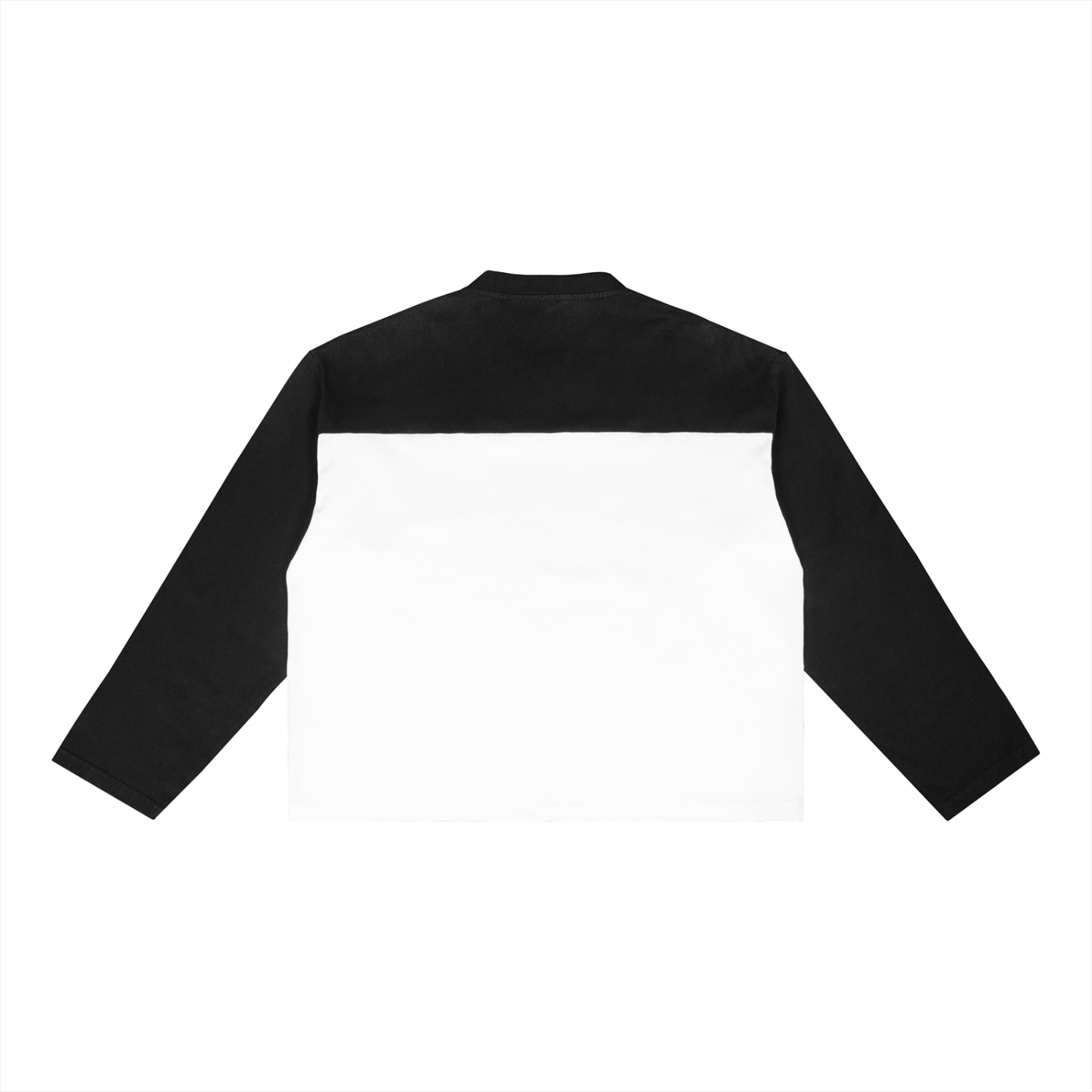 PATCHWORK V-NECK SWEATSHIRT