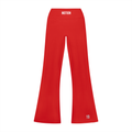 HIGH RISE FLARED LEGGINGS ROUGE