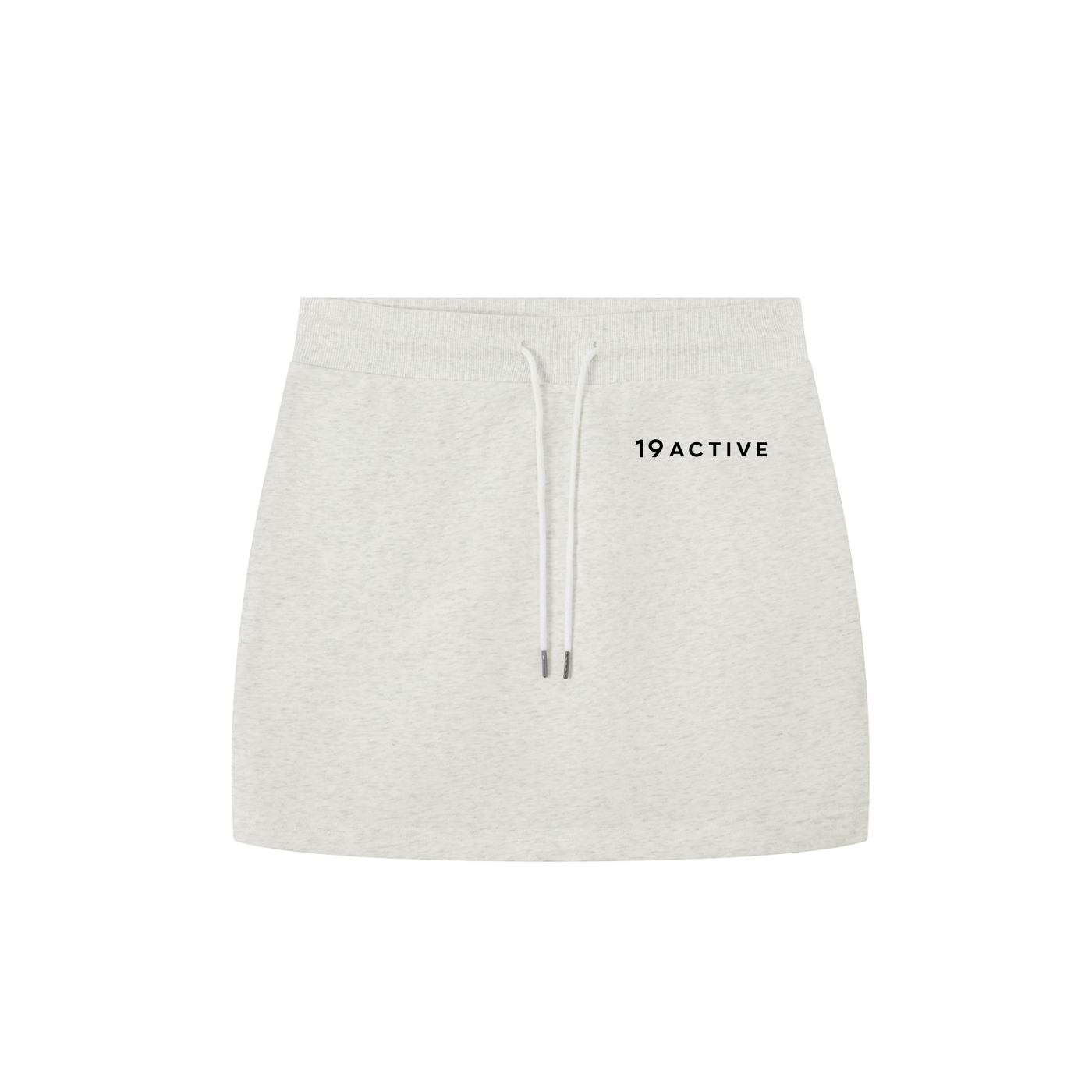 ESSENTIAL DRAWSTRING SKIRT GRIS