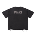 Snow Washed Raw-Hem T-Shirt