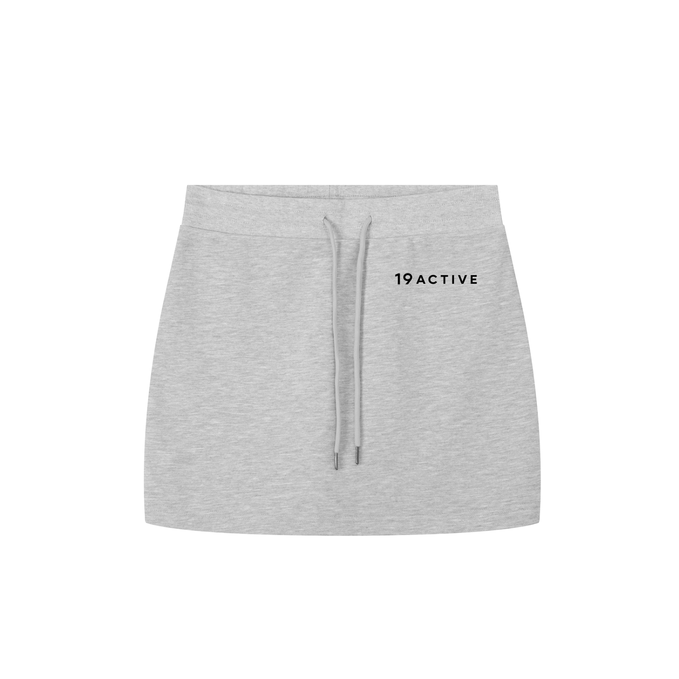 ESSENTIAL DRAWSTRING SKIRT GRIS