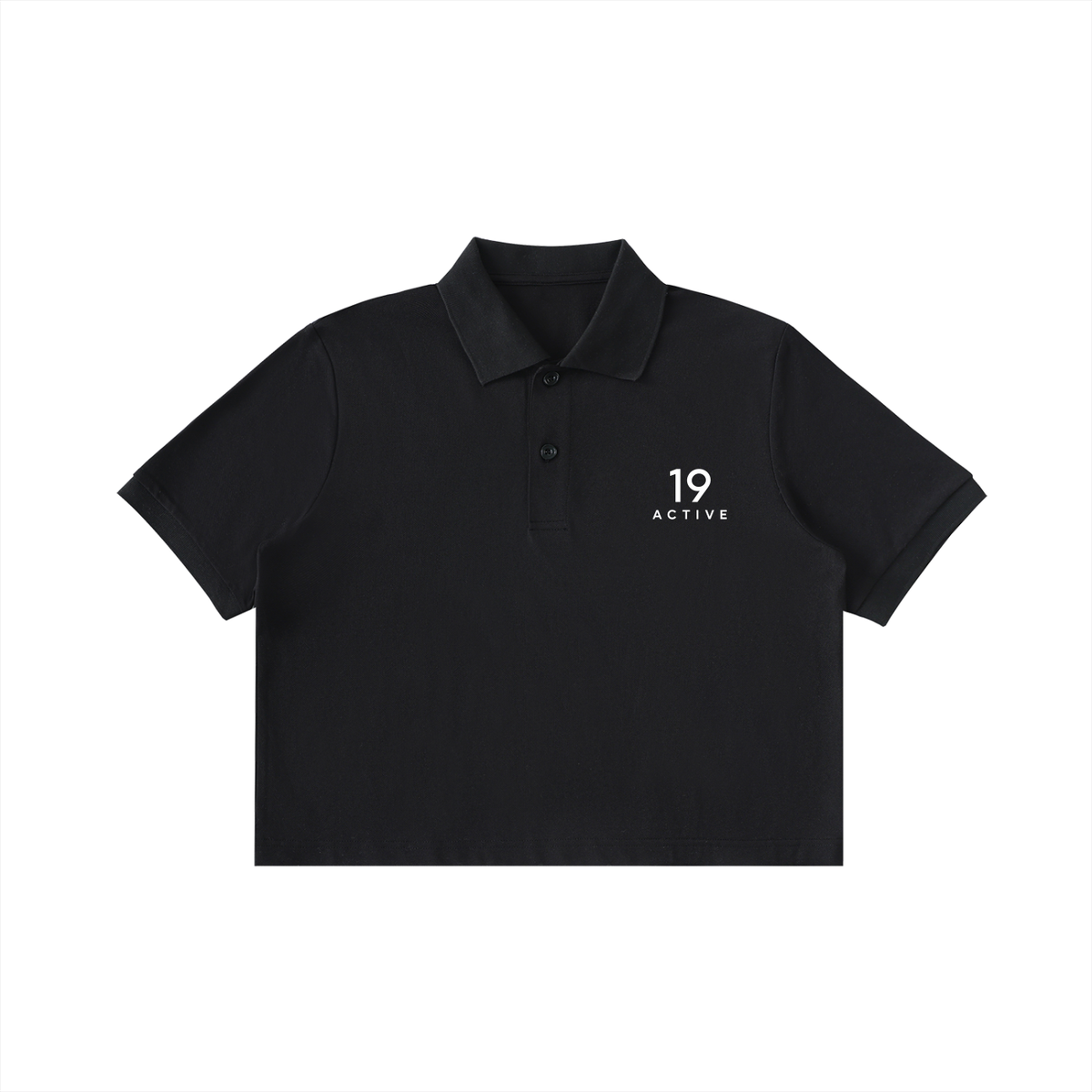 CROPPED POLO SHIRT