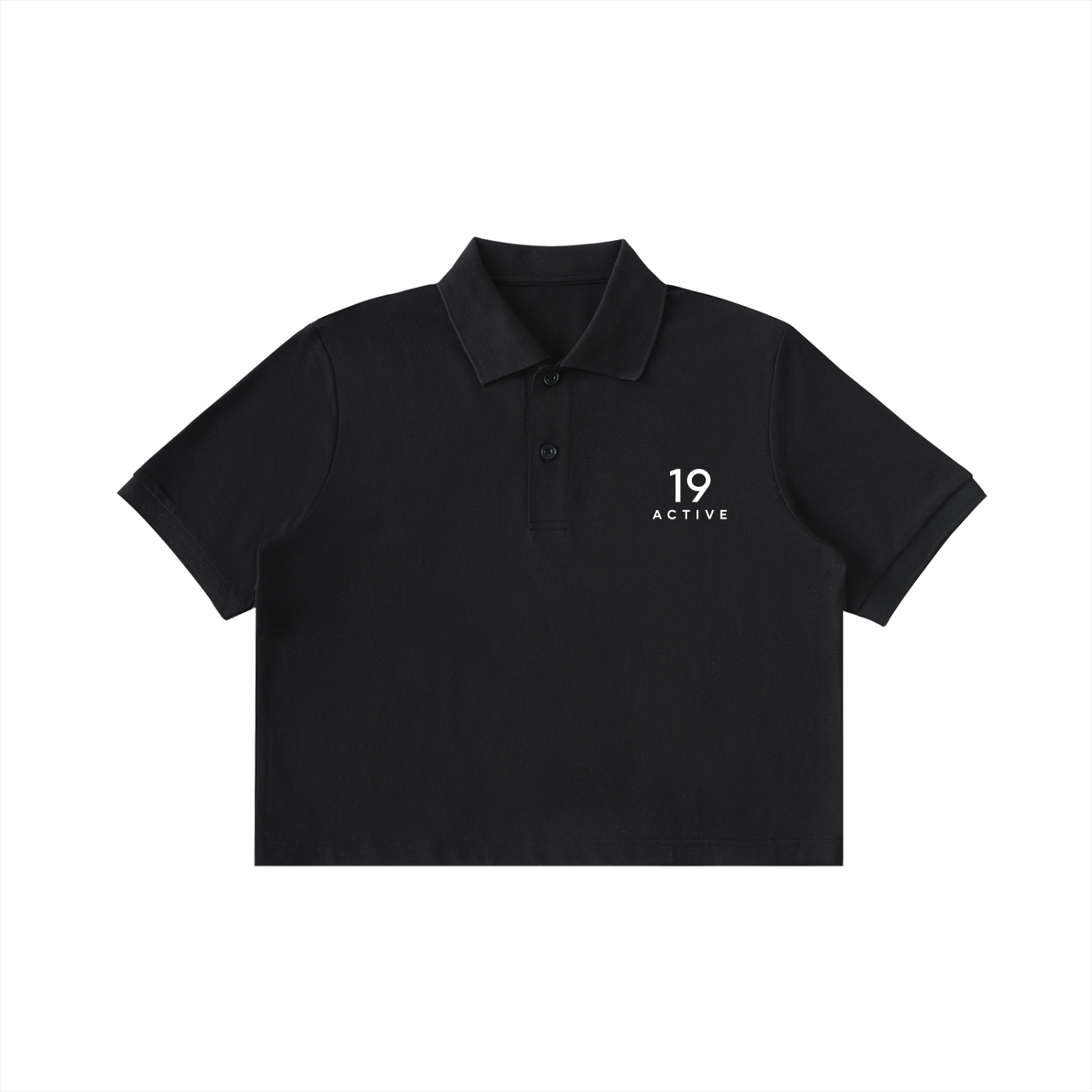 CROPPED POLO SHIRT