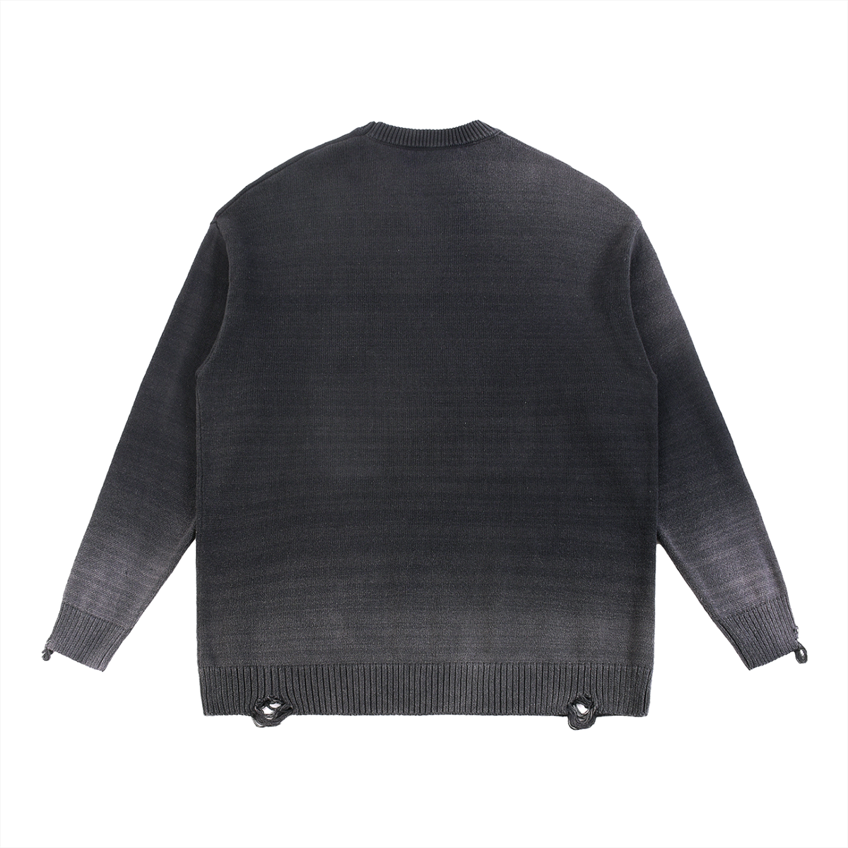 DISTRESSED RIPPED SUN-FADED KNITWEAR DUO
