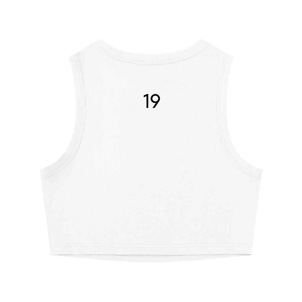 Women's Tight Crewneck Crop Tank Top
