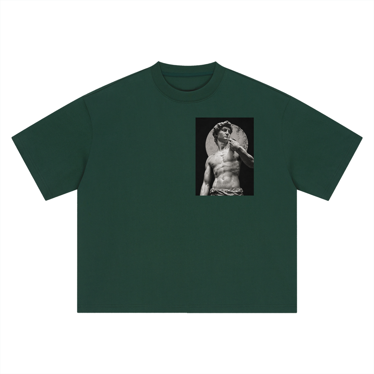 DAVID ART BY MICHELANGELO OVERSIZED T-SHIRT