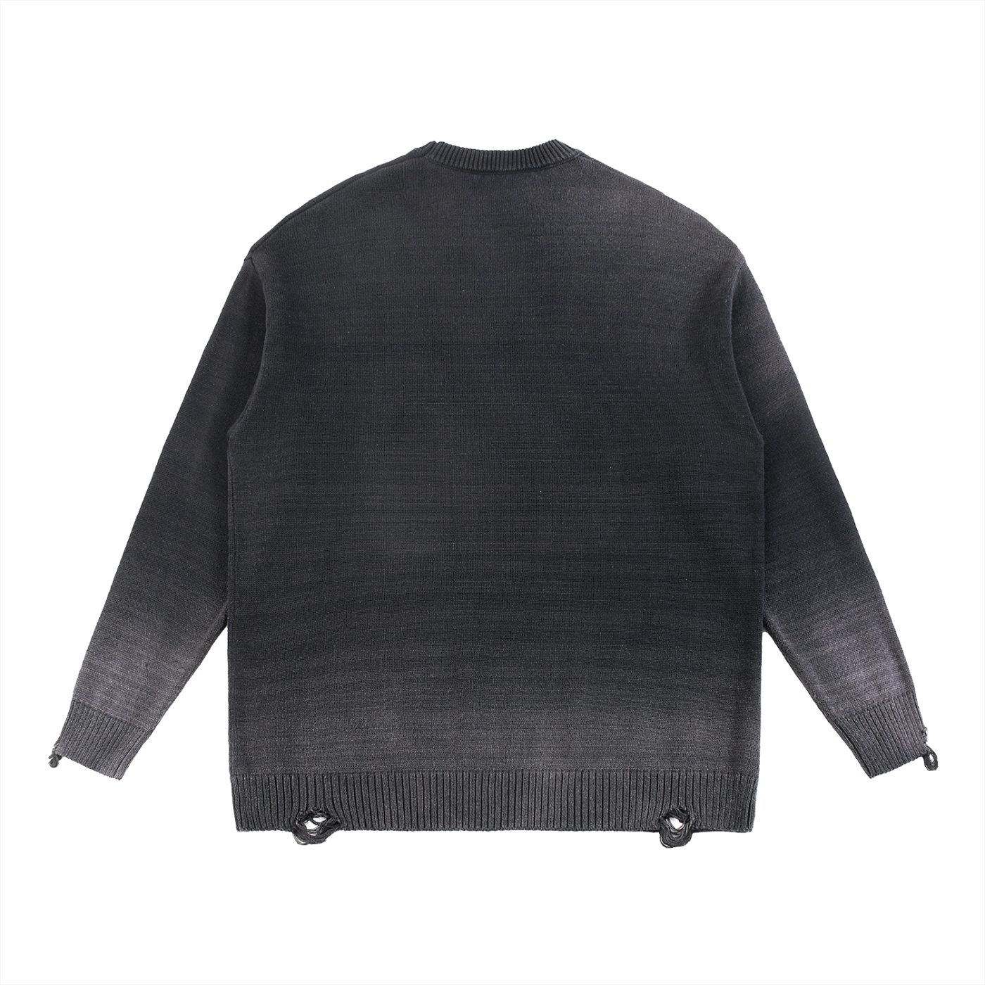 HEAVYWEIGHT DISTRESSED WASHED SWEATSHIRT