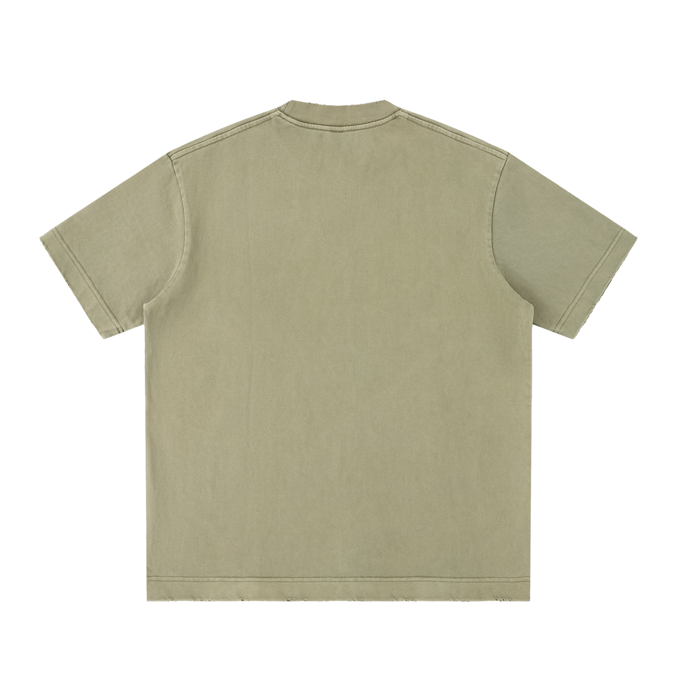 CULTURE MULTI WASHED FRAYED TEE