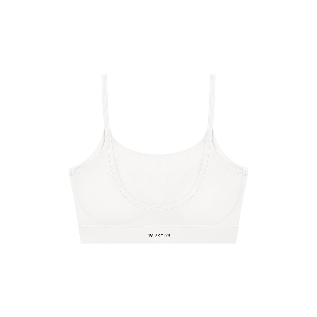Women's Solid U-Neck Sports Bra