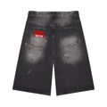 HEAVYWEIGHT WASHED COTTON-BLEND SHORTS