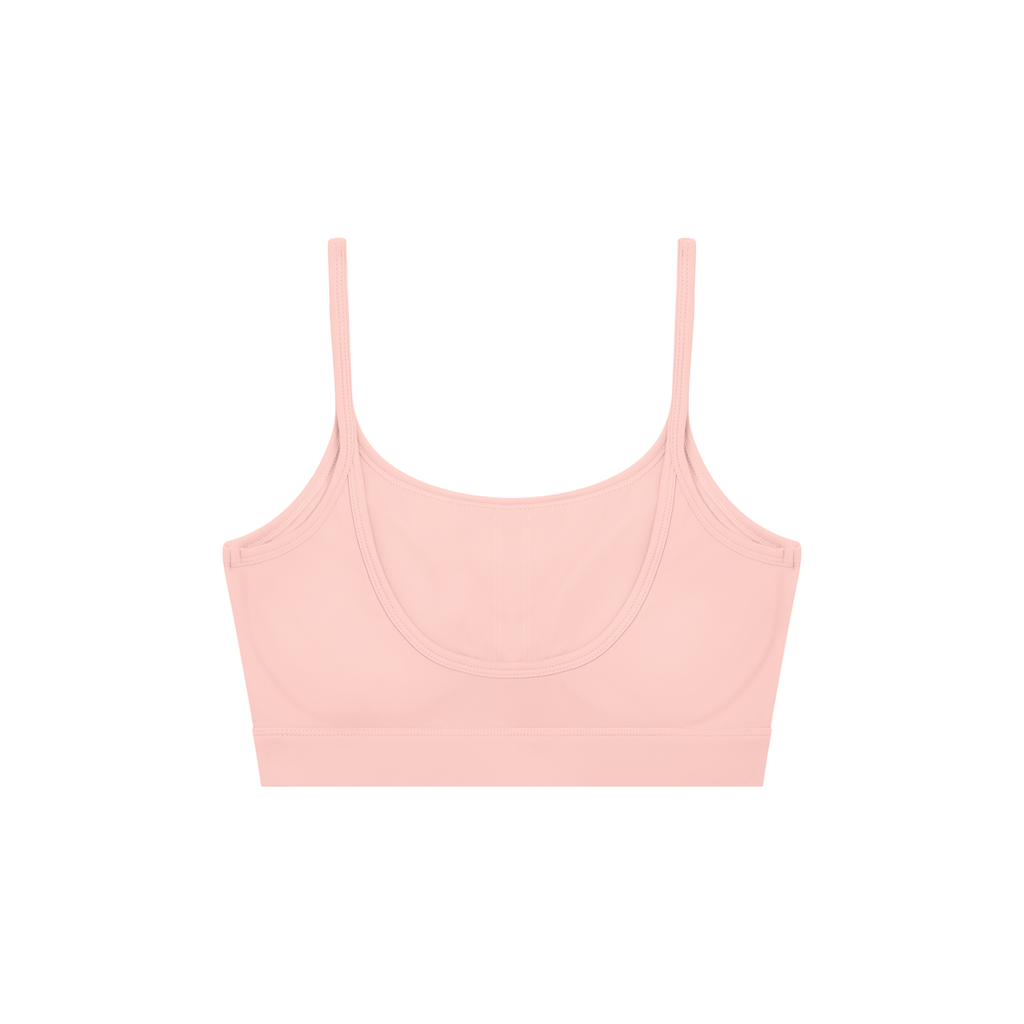 Solid U-Neck Sports Bra