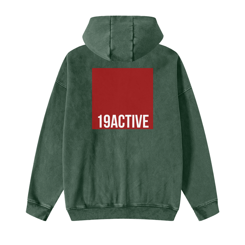 VINTAGE WASHED ZIP HOODIE