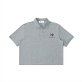 Essential Cropped Polo Shirt