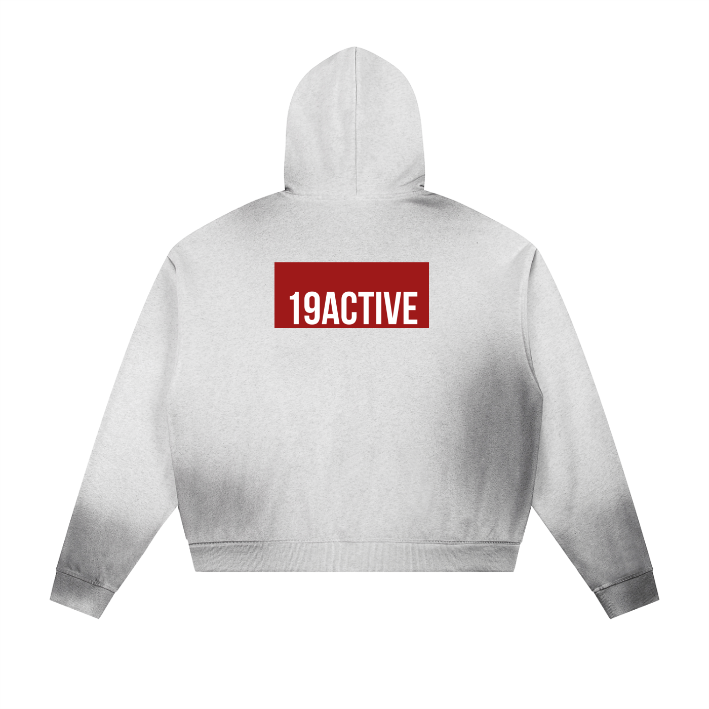 DISTRESSED WASHED ZIP HOODIE