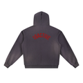 HEAVYWEIGHT DISTRESSED WASHED HOODIE