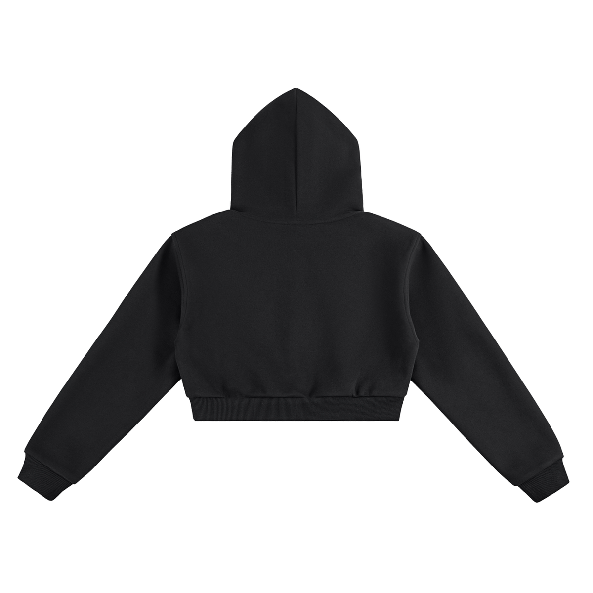 CROPPED NOIRE HOODIE