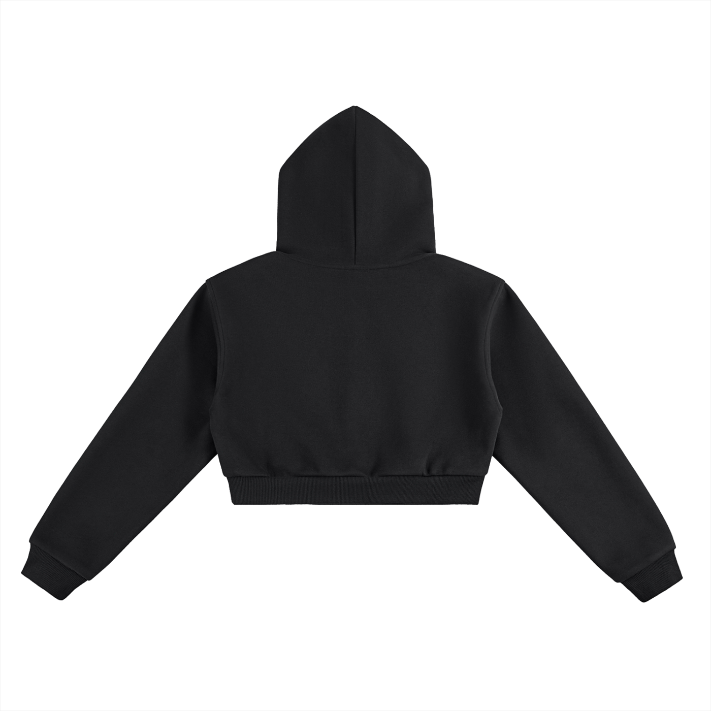 CROPPED NOIRE HOODIE