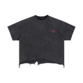 VINTAGE WASHED RAW-HEM TEE