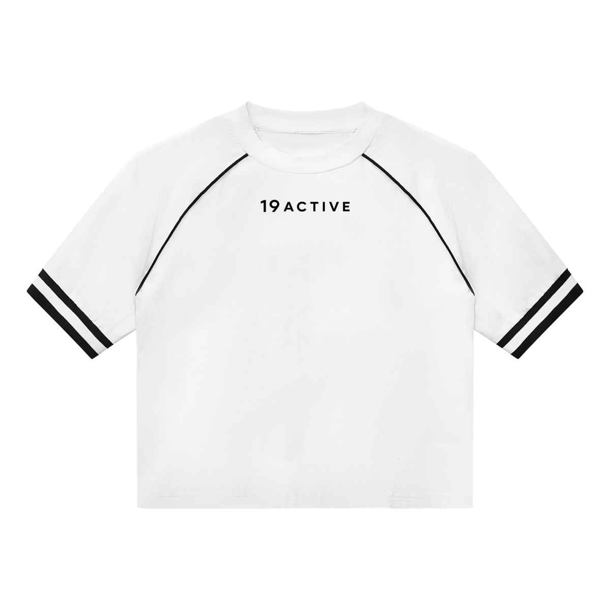 RAGLAN RIBBED T-SHIRT