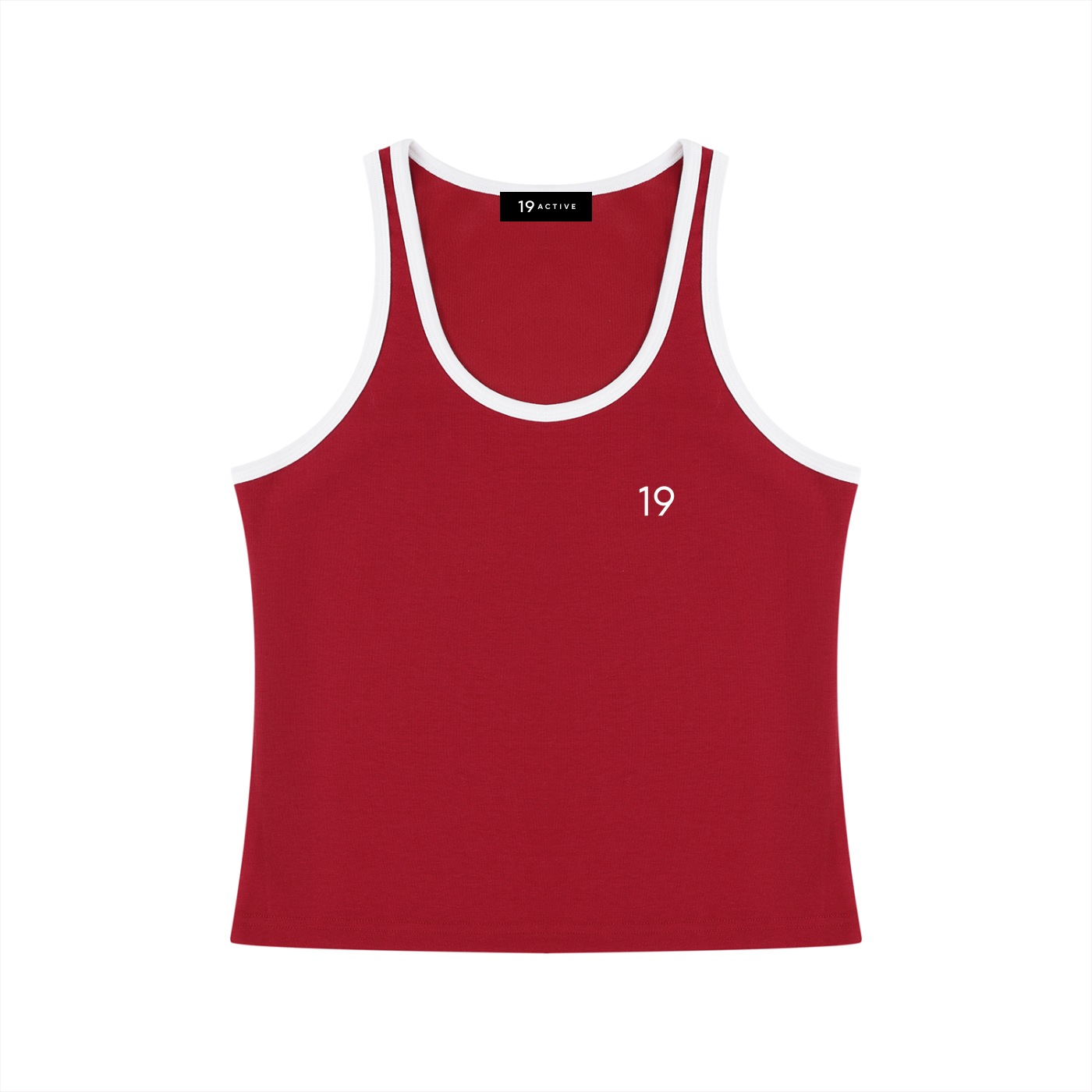Women's Color Block Cropped Tank Top