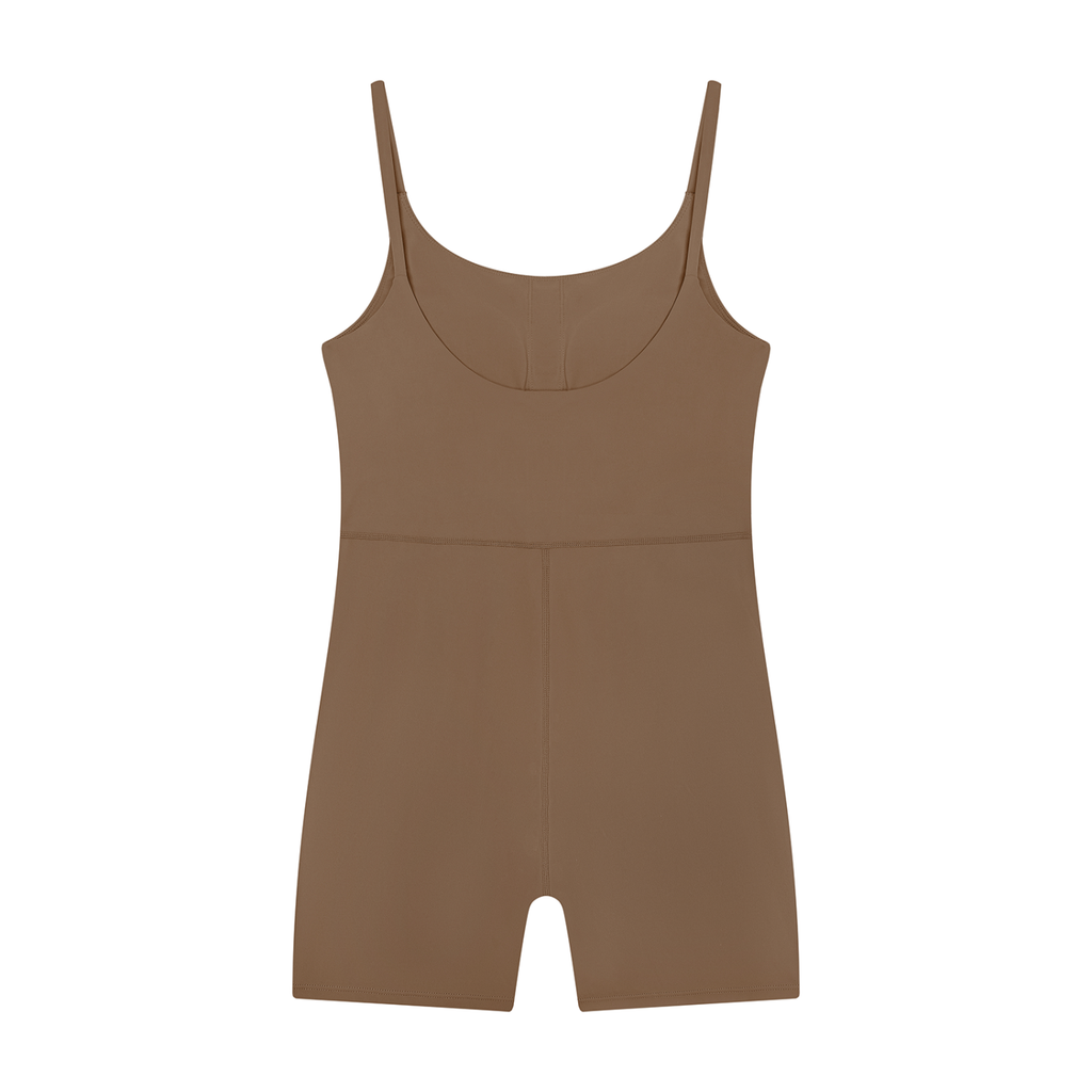 TRIPLE U-NECK YOGA ROMPER
