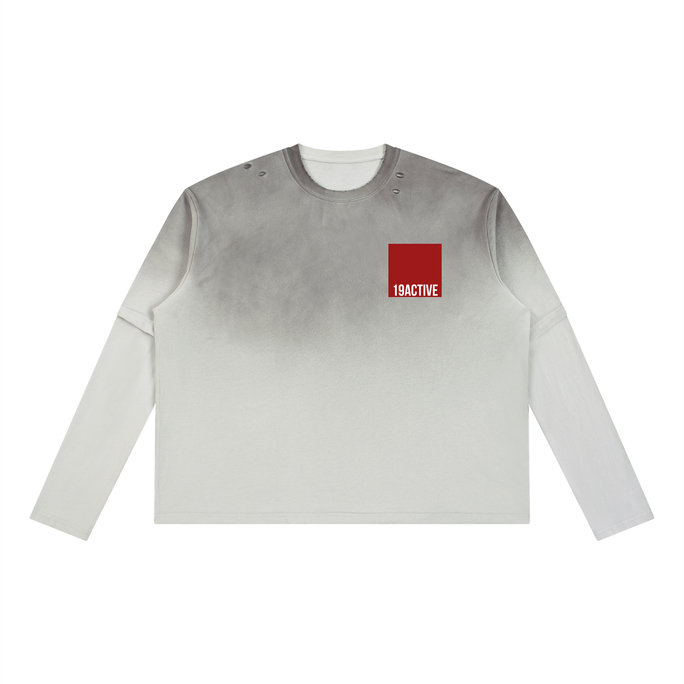 VINTAGE WASHED OVERSIZED LONG-SLEEVE TEE