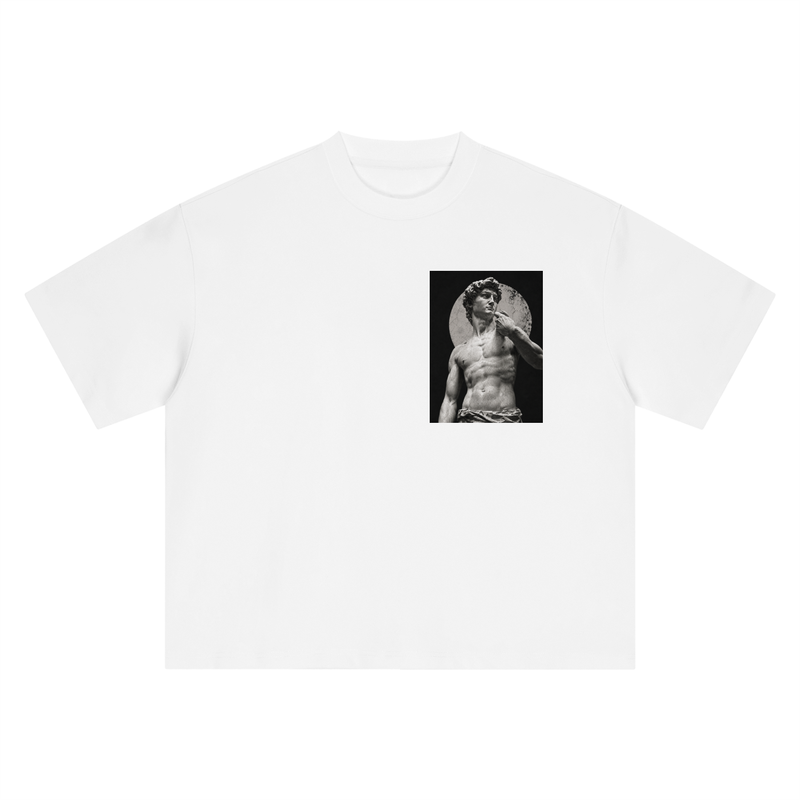 DAVID ART BY MICHELANGELO OVERSIZED T-SHIRT