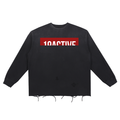 SNOW-WASH RELAXED COTTON SWEATSHIRT