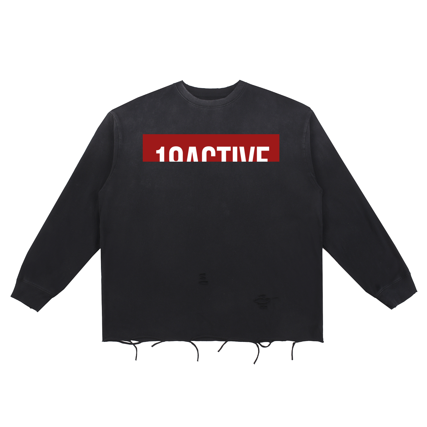 SNOW-WASH RELAXED COTTON SWEATSHIRT